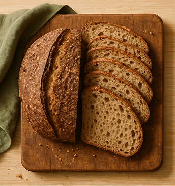 wholegrain organic bread